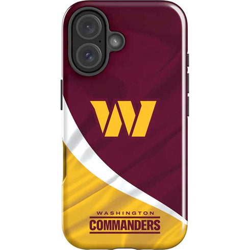 NFL Washington Commanders Flag iPhone 16 Plus Impact Case